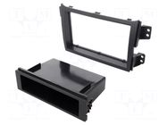 Radio frame; Opel,Suzuki; 2 DIN; black PER.PIC.