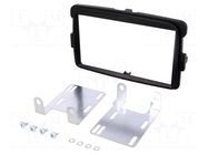 Radio frame; Dacia; 2 DIN; black PER.PIC.