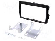 Radio frame; Dacia; 2 DIN; black PER.PIC.