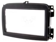 Radio frame; Fiat; 2 DIN; black PER.PIC.