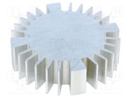 Heatsink; LED; Ø: 70mm; H: 20mm FISCHER ELEKTRONIK