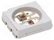 Programmable LED; RGB; SMD; 5050,PLCC6; 3.6÷5.5VDC; 5x5x1.6mm WORLDSEMI