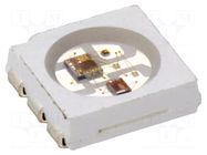Programmable LED; RGB; SMD; 5050,PLCC6; 3.6÷5.5VDC; 5x5x1.6mm WORLDSEMI