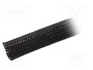 Polyester braid; ØBraid : 25.4mm; polyester; black; -70÷125°C ALPHA WIRE