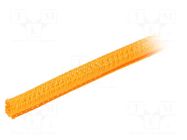 Braid; ØBraid : 6.35mm; polyester; orange; UL94V-0; incised ALPHA WIRE