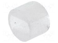 Spacer sleeve; LED; Øout: 4mm; ØLED: 3mm; L: 3mm; natural; UL94V-2 FIX&FASTEN