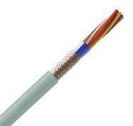 SHLD FLEX CABLE, SLATE/4CORE/20AWG/300V