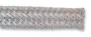 SLEEVING, BRAID, SILVER, 25M, 30A