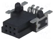 Connector: PCB to PCB; socket; female; PIN: 6; har-flex®; 150VAC HARTING