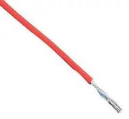WIRE, 20AWG, RED, 100M