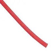 SLEEVING, BRAID, 2MM, RED, 25M