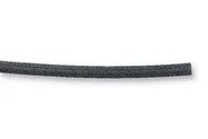 SLEEVING, BRAID, 4MM, BLACK, 25M