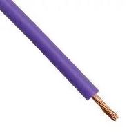 WIRE, H05V-K, VIOLET, 0.5MM, 100M