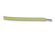 WIRE, H07V-K, GRN/YEL, 10MM, 100M