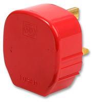 PLUG, TOUGHPLUG, 13A, RED