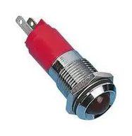 LED INDICATOR, 24VDC, SATIN, RED