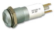 LED, M14, MATT CHROME, 24VDC, WHITE