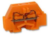 TERMINAL BLOCK, DIN RAIL, 2POS, 16AWG