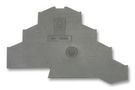 END PLATE, GREY, 1MM THICK