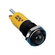 LED INDICATOR, 24VDC, BLK, YELLOW