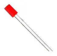 LED, RECT, HE-RED
