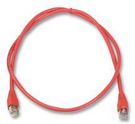 PATCH LEAD, CAT6, RED, 3M
