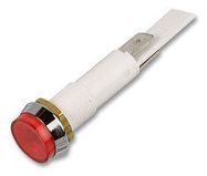 NEON INDICATOR, 250V, RED, QC