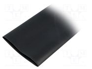 Heat shrink sleeve; 2: 1; 76.2mm; L: 1.2m; black; polyolefine; 2pcs. ALPHA WIRE