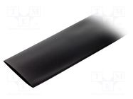 Heat shrink sleeve; 2: 1; 38.1mm; L: 0.15m; black; polyolefine ALPHA WIRE