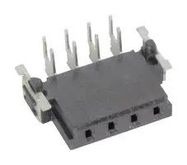 CONN, R/A RCPT, 4POS, 1ROW, 2.54MM, TH