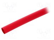 Heat shrink sleeve; 2: 1; 12.7mm; L: 1.2m; red; polyolefine; 5pcs. ALPHA WIRE