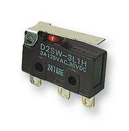 MICROSW, SPDT, 0.1A, 125VAC, SOLDER