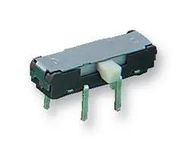 SLIDE SWITCH, 2POLE, 2 POS, HORIZ
