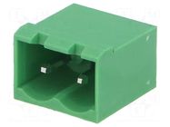 Connector: pluggable terminal block; socket; male; 15A; 300V; THT ADAM TECH