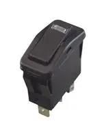 ROCKER SW, SPST-NO, 20A, 250VAC, PANEL