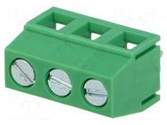 Connector: PCB terminal block; terminal; 8A; 300V; angled 90° ADAM TECH