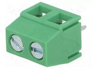 Connector: PCB terminal block; terminal; 8A; 300V; angled 90° ADAM TECH