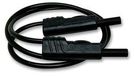 TEST LEAD, BLK, 500MM, 60V, 16A