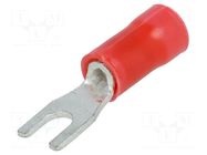 Tip: fork; M5; 0.25÷1.6mm2; crimped; for cable; insulated; tinned TE Connectivity