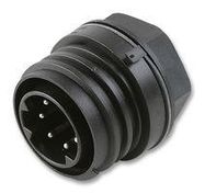 CIRCULAR CONNECTOR, RCPT, 7POS, SCREW