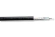 CABLE, COAX, RG179PE, BLACK, 50M
