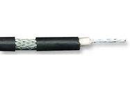 CABLE, COAX, RG178PE, BLACK, 100M