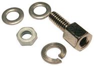 D-SUB SCREW LOCK ASSY, 4-40 UNC