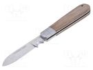 Knife; for electricians; for cables; Tool length: 200mm BAHCO