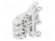 Splice terminal: rail; 32A; 690V; screw terminal; grey; polyamide POKÓJ