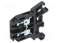 Splice terminal: rail; 24A; 690V; screw terminal; black; polyamide POKÓJ