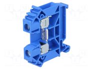 Splice terminal: rail; 41A; 1kV; screw terminal; blue; polyamide POKÓJ
