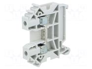 Splice terminal: rail; 32A; 1kV; screw terminal; grey; polyamide POKÓJ