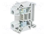 Splice terminal: rail; 57A; 1kV; screw terminal; grey; polyamide POKÓJ