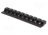 Screw bridge; black; ways: 10 POKÓJ